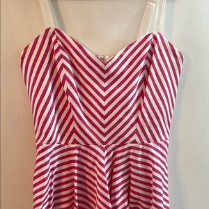 Vixen by Micheline Pitt, Pink Dollface swing, XL, EUC